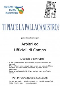Corso arbitri eufficiali di campo a Pisa 2012